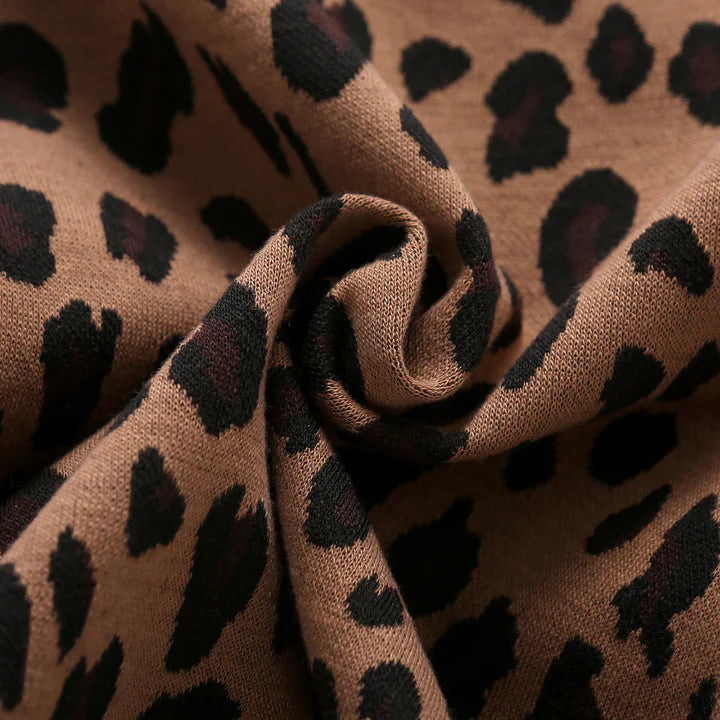 Leopard Girls Pullover